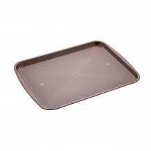 Δίσκος Fast Food Self Service ABS πλαστικός 32x44cm 400gr καφέ Σετ 6 c415399