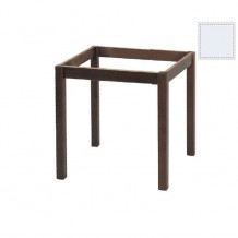 Πόδι τραπεζιού καφενείου 80x80cm εμποτισμού λάκα λευκό λυόμενο c41559 Πόδι τραπεζιού καφενείου 80x80cm εμποτισμού λάκα λευκό λυόμενο c41559