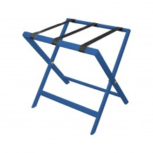 Αναδιπλούμενη ξύλινη μπαγκαζιέρα 60x50x60cm βαμμένη μπλε c415642