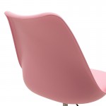 Καρέκλα γραφείου εργασίας Gaston II pakoworld PP PU ροζ c415670