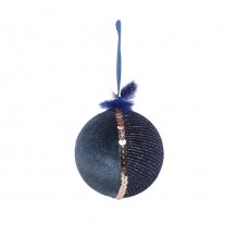 XMAS DREAMY 1 ΚΡΕΜΑΣΤΗ ΜΠΑΛΑ POLYFOAM ΥΦΑΣΜΑ ΜΠΛΕ ΧΡΥΣΟ D8xH8cm c415785 XMAS DREAMY 1 ΚΡΕΜΑΣΤΗ ΜΠΑΛΑ POLYFOAM ΥΦΑΣΜΑ ΜΠΛΕ ΧΡΥΣΟ D8xH8cm c415785