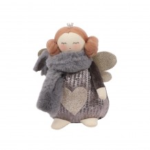 XMAS FROSTY 8 ΑΓΓΕΛΟΣ ΥΦΑΣΜΑ ΓΚΡΙ ΛΕΥΚΟ 12x7 5xH16cm c415805 XMAS FROSTY 8 ΑΓΓΕΛΟΣ ΥΦΑΣΜΑ ΓΚΡΙ ΛΕΥΚΟ 12x7 5xH16cm c415805