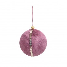 XMAS PIXIE 6 ΚΡΕΜΑΣΤΗ ΜΠΑΛΑ POLYFOAM ΥΦΑΣΜΑ ΡΟΖ ΧΡΥΣΟ D8xH8cm c415858 XMAS PIXIE 6 ΚΡΕΜΑΣΤΗ ΜΠΑΛΑ POLYFOAM ΥΦΑΣΜΑ ΡΟΖ ΧΡΥΣΟ D8xH8cm c415858