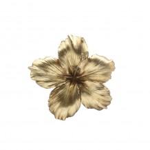 IBISCUS DECO POLYRESIN ΧΡΥΣΟ 27x6xH26cm c415879