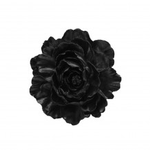 ROSA DECO ΤΟΙΧΟΥ POLYRESIN ΜΑΥΡΟ 25x4 5xH24cm c415882