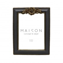 CORONET ΚΟΡΝΙΖΑ POLYRESIN ΓΥΑΛΙ ΓΚΡΙ ΧΡΥΣΟ 17x2xH22cm c415895