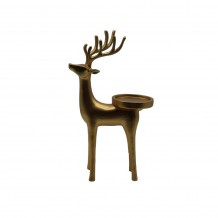 XMAS HART GOLD ΚΗΡΟΠΗΓΙΟ POLYRESIN ΧΡΥΣΟ 20x10xH36cm c415897