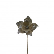 XMAS ANTHUR ΛΟΥΛΟΥΔΙ POLYESTER ΣΑΜΠΑΝΙ ΑΣΗΜΙ D40cm c416080