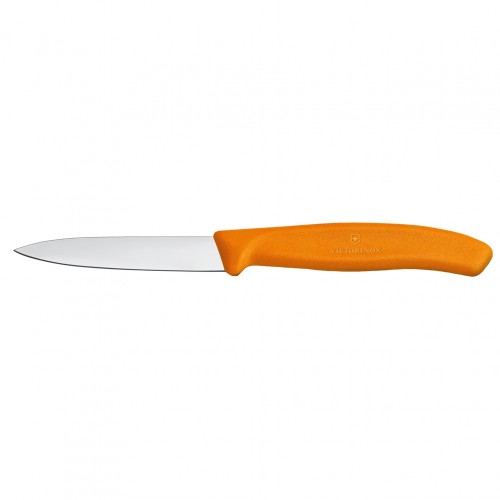 Μαχαίρι κουζίνας 8cm μυτερό πορτοκαλί λαβή Swiss Classic VICTORINOX c416204