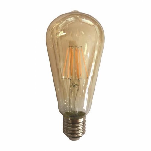 ΛΑΜΠΑ LED ST64 FILAMENT 10W E27 2500K 220 240V GOLD DIMMABLE 147 80930 EUROLAMP c416387