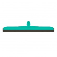 Ρακλέτα πλαστική δαπέδου 55cm διπλά λάστιχα πράσινη λαβή TTS Cleaning c416869