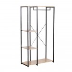 MODE ΝΤΟΥΛΑΠΑ SONOMA ΜΑΥΡΟ 90x40xH167cm c417106