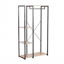 MODE ΝΤΟΥΛΑΠΑ SONOMA ΜΑΥΡΟ 90x40xH167cm c417106