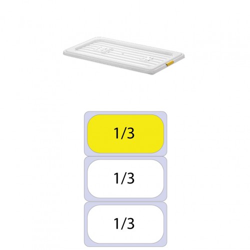 Καπάκι PP για Δοχεία Τροφίμων GN1 3 176 x 325mm c417735