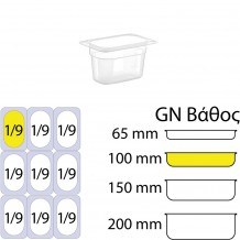 Δοχείο Τροφίμων PP Διάφανο χωρίς καπάκι GN1 9 108 x 176mm ύψος 100mm c417760 Δοχείο Τροφίμων PP Διάφανο χωρίς καπάκι GN1 9 108 x 176mm ύψος 100mm c417760
