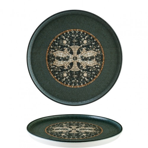 Πιάτο Ρηχό πορσελάνης 28cm Mesopotamia Black Bonna Σετ 6 c417833