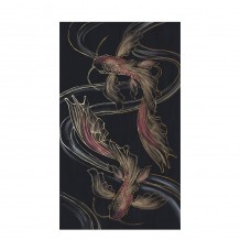 FISH IN LOVE ΠΙΝΑΚΑΣ ΚΑΜΒΑΣ ΠΟΛΥΧΡΩΜΟ 70x120xH3 5cm c418084 FISH IN LOVE ΠΙΝΑΚΑΣ ΚΑΜΒΑΣ ΠΟΛΥΧΡΩΜΟ 70x120xH3 5cm c418084