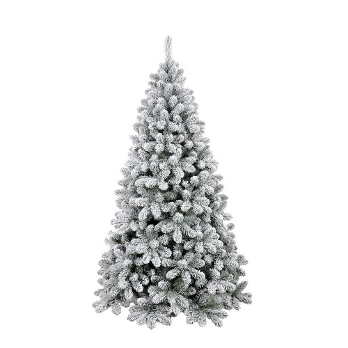 XMAS SNOWY ΔΕΝΤΡΟ ΧΙΟΝΙΣΜΕΝΟ PVC ΠΡΑΣΙΝΟ ΛΕΥΚΟ D104xH180cm c418090