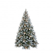 XMAS PINE ΔΕΝΤΡΟ ΧΙΟΝΙΣΜΕΝΟ ΜΕ LED PVC ΠΡΑΣΙΝΟ ΛΕΥΚΟ D117xH180cm c418091 XMAS PINE ΔΕΝΤΡΟ ΧΙΟΝΙΣΜΕΝΟ ΜΕ LED PVC ΠΡΑΣΙΝΟ ΛΕΥΚΟ D117xH180cm c418091