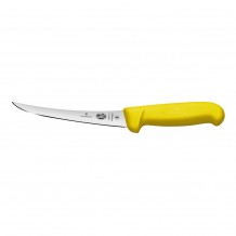 Μαχαίρι ξεκοκαλίσματος με καμπύλη στενή και εύκαμπτη λάμα 15cm κίτρινη λαβή Fibrox VICTORINOX c418327 Μαχαίρι ξεκοκαλίσματος με καμπύλη στενή και εύκαμπτη λάμα 15cm κίτρινη λαβή Fibrox VICTORINOX c418327