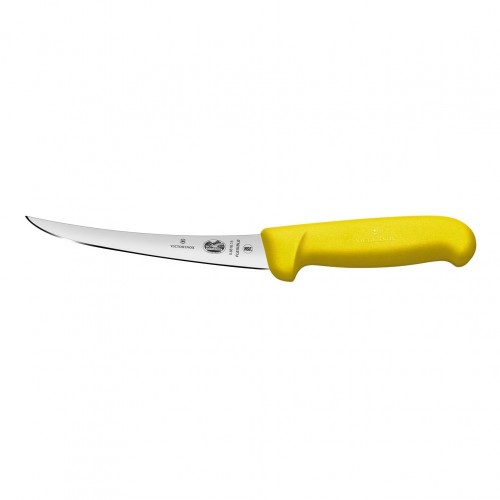 Μαχαίρι ξεκοκαλίσματος με καμπύλη στενή και εύκαμπτη λάμα 15cm κίτρινη λαβή Fibrox VICTORINOX c418327