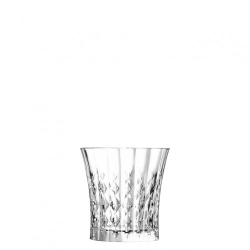 Γυάλινο Ποτήρι Σκαλιστό Χαμηλό 27cl φ9 2x8 9cm Σετ 6 c418351