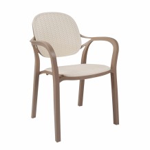 ΠΟΛΥΘΡΟΝΑ ΠΟΛΥΠΡΟΠΥΛΕΝΙΟΥ HM5820 02 ΣΕ ΑΠΟΧΡΩΣΗ ΚΑΠΟΥΤΣΙΝΟ ΜΠΕΖ 57x57x83 εκ c418489