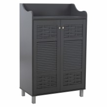 ΠΑΠΟΥΤΣΟΘΗΚΗ ΝΤΟΥΛΑΠΙ KAILENA ΞΥΛΙΝΗ HM2230 10 ΓΚΡΙ 77x40x121 5 εκ c418493