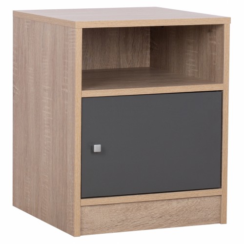 ΚΟΜΟΔΙΝΟ ΜΕΛΑΜΙΝΗΣ MALORY HM2205 04 SONAMA ΓΚΡΙ 40x40x50 c418515