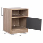 ΚΟΜΟΔΙΝΟ ΜΕΛΑΜΙΝΗΣ MALORY HM2205 04 SONAMA ΓΚΡΙ 40x40x50 c418515