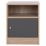 ΚΟΜΟΔΙΝΟ ΜΕΛΑΜΙΝΗΣ MALORY HM2205 04 SONAMA ΓΚΡΙ 40x40x50 c418515