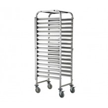 Τρόλει πύργος inox 46x63x174cm c41872 Τρόλει πύργος inox 46x63x174cm c41872
