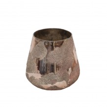 ALKE ΒΑΣΗ ΡΕΣΩ ΓΥΑΛΙ ΧΡΥΣΟ D15xH15cm c418802