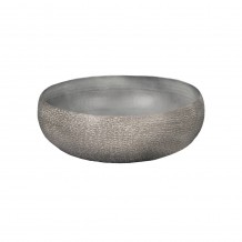 ANDROS ΜΠΩΛ ΑΛΟΥΜΙΝΙΟ WHITE WASHED D34xH11cm c418852