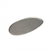 MANDY ΔΙΣΚΟΣ ΑΛΟΥΜΙΝΙΟ SILVER ΜΑΤ 31x17xH1cm c418891