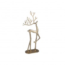 XMAS CHITAL ΕΛΑΦΙ ΑΛΟΥΜΙΝΙΟ ΧΡΥΣΟ ΜΑΤ 11x6xH21cm c418927 XMAS CHITAL ΕΛΑΦΙ ΑΛΟΥΜΙΝΙΟ ΧΡΥΣΟ ΜΑΤ 11x6xH21cm c418927