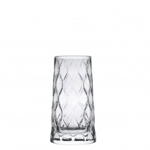 Γυάλινο Ποτήρι Σκαλιστό Ψηλό Cocktail 34 5cl φ7 6x14cm LEAFY PASABAHCE Σετ 6 c419217