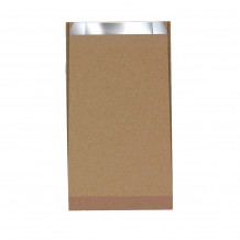 Σακούλα Αλουμινίου Καφέ Kraft 15x28cm τιμή ανά κιλό Σετ 10 c419751