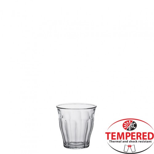 Γύαλινο Ποτήρι 9cl Φ6 5x6 7cm Tempered Σειρά Picardie DURALEX Σετ 12 c419909