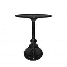 ROYAL SIDE TABLE ΜΑΥΡΟ D41xH56cm c420441