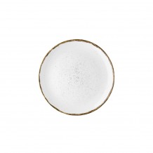 Πιάτο Ρηχό πορσελάνης Φ21cm Λευκό σειρά 360 LUKANDA Σετ 6 c420445