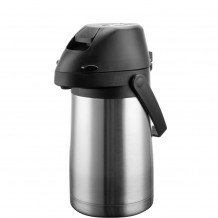 Κανάτα θερμός Air Pot με τρόμπα INOX 3 Lt διπλών τοιχωμάτων με κενό αέρος Buffet Choice c420674 Κανάτα θερμός Air Pot με τρόμπα INOX 3 Lt διπλών τοιχωμάτων με κενό αέρος Buffet Choice c420674