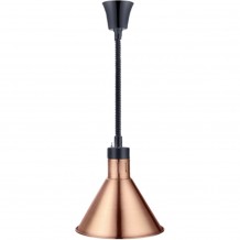 Λάμπα θέρμανσης οροφής 250W μπρονζέ κωνική φ28cm Ύψος 60 150cm Buffet Choice c420683 Λάμπα θέρμανσης οροφής 250W μπρονζέ κωνική φ28cm Ύψος 60 150cm Buffet Choice c420683