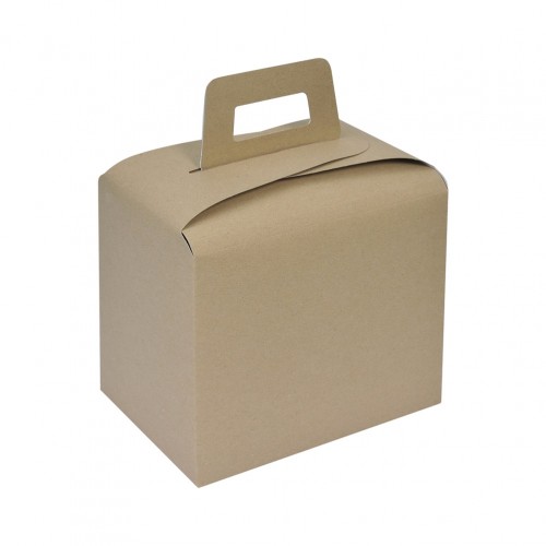 Χάρτινη τσάντα Lunch Box Kraft 17 5x12 5x16 5cm μιας χρήσης ROIS Bros Σετ 350 c420774