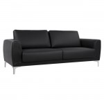 Καναπές 3θέσιος KENZIE HM3121 31 με μαύρο PU c42144