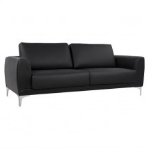 Καναπές 3θέσιος KENZIE HM3121 31 με μαύρο PU c42144 Καναπές 3θέσιος KENZIE HM3121 31 με μαύρο PU c42144