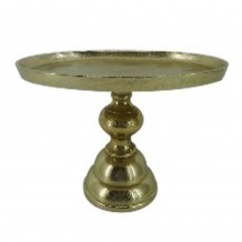 DAZZLE ΔΙΣΚΟΣ ΜΕ ΠΟΔΙ ΑΛΟΥΜΙΝΙΟ ΧΡΥΣΟ 30x20xH19cm c421547