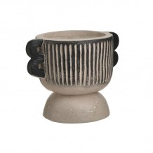 ΒΑΖΟ FIBERGLASS ΜΑΥΡΟ ΜΠΕΖ 26Χ 19x26x21 c421655