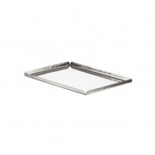 Δίσκος παρουσίασης INOX σφυρήλατος 30 5x21x1 3cm Leone c422469