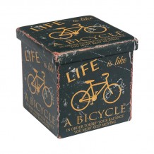 ORION Σκαμπό Αποθηκευτικό Βοηθητικό PU Deco Bike  c423410